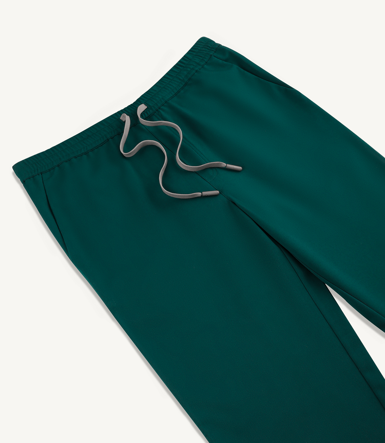 Men Hunter Green 5 Pocket Scrubs Stretch Fabric Technical Drawstring Focus