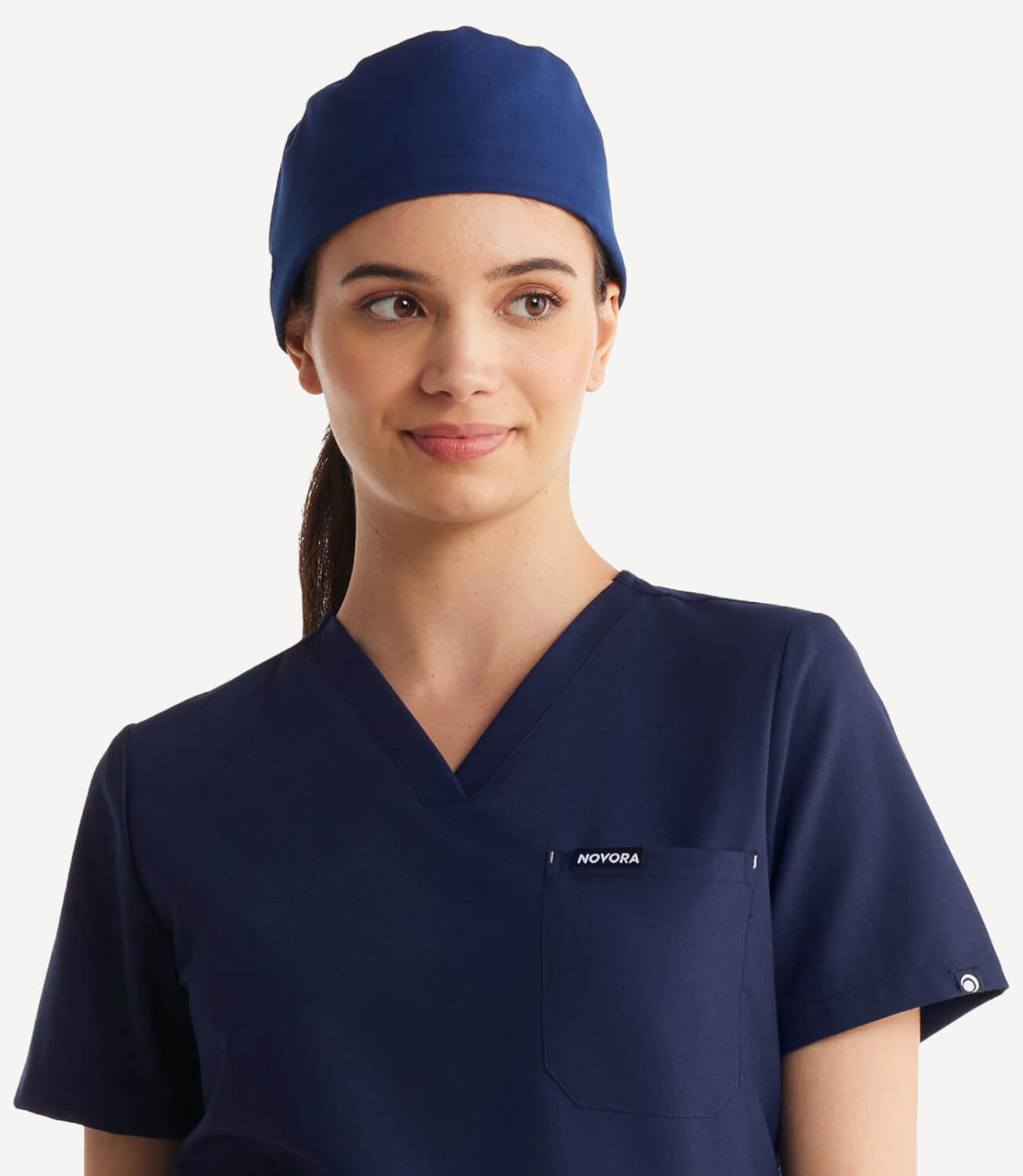 Royal Navy Effortless Scrub Cap Stretch Fabric Front Focus