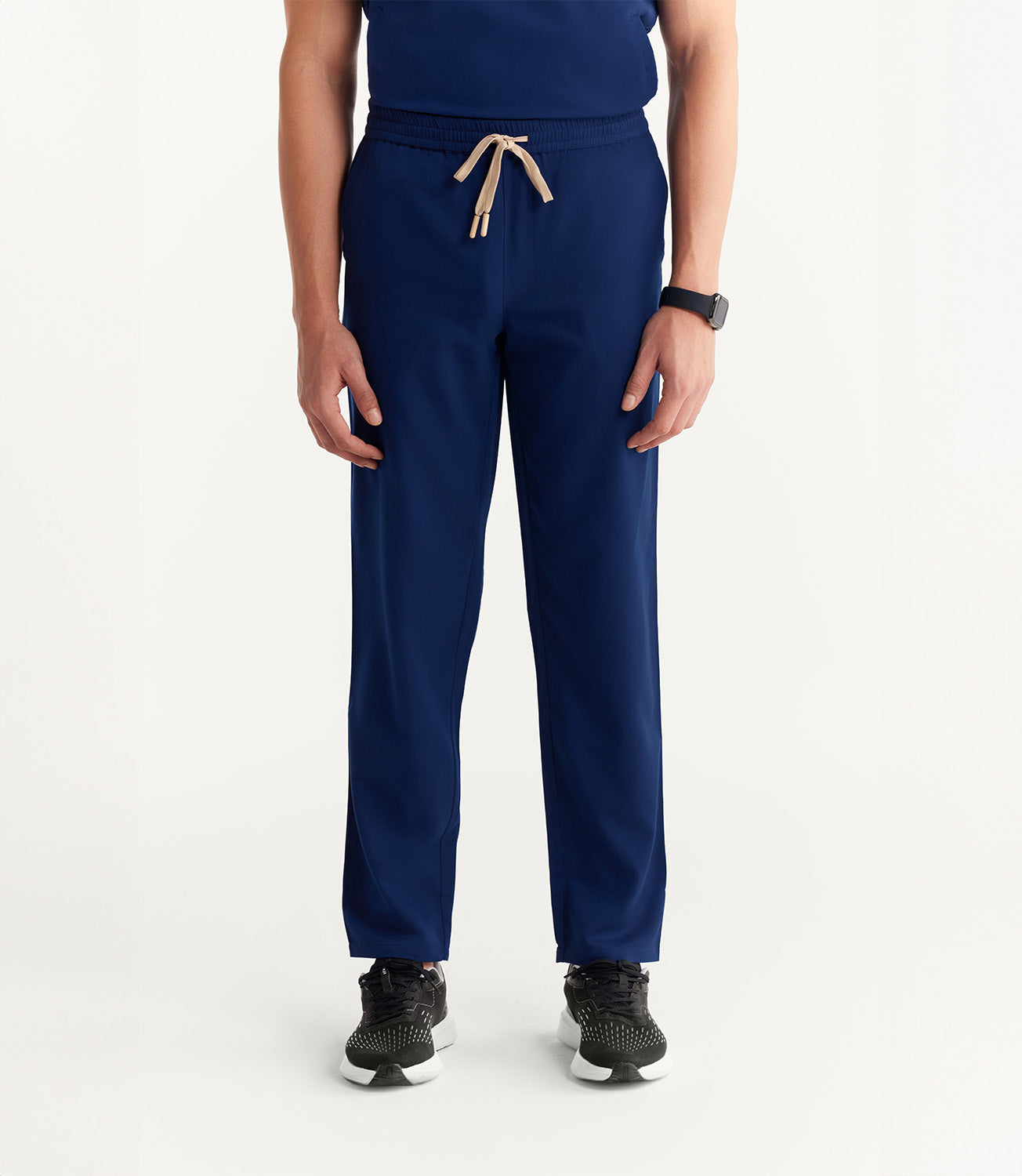 Men Royal Navy 5 Pocket Scrubs Stretch Fabric Technical Bottom Focus