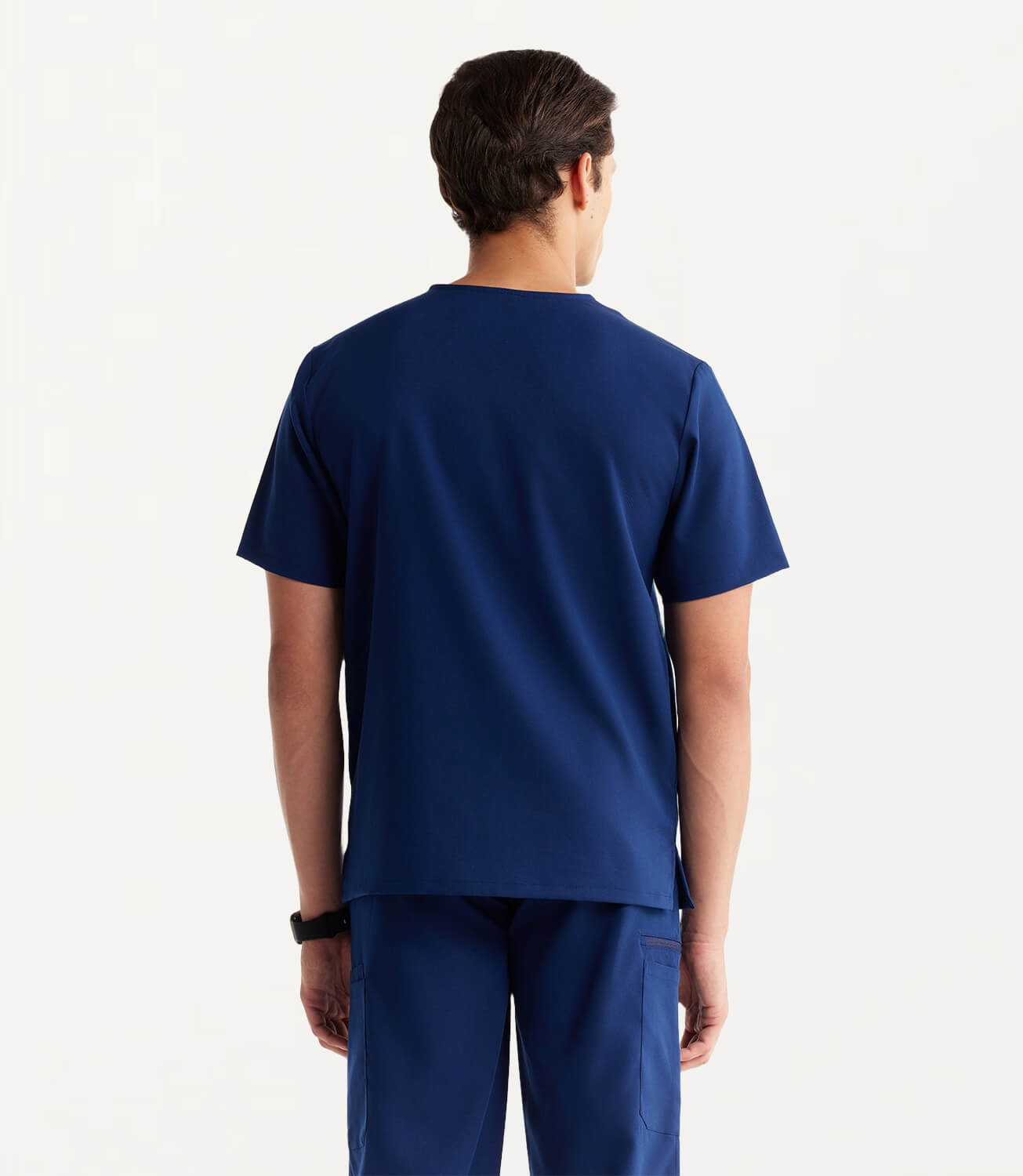 Men Royal Navy 11 Pocket Scrubs Stretch Fabric Util Tech Back Focus