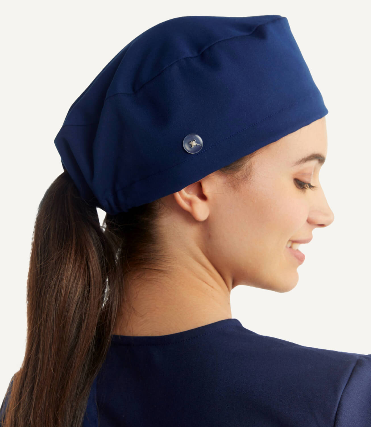 Royal Navy Effortless Scrub Cap Stretch Fabric Back Focus