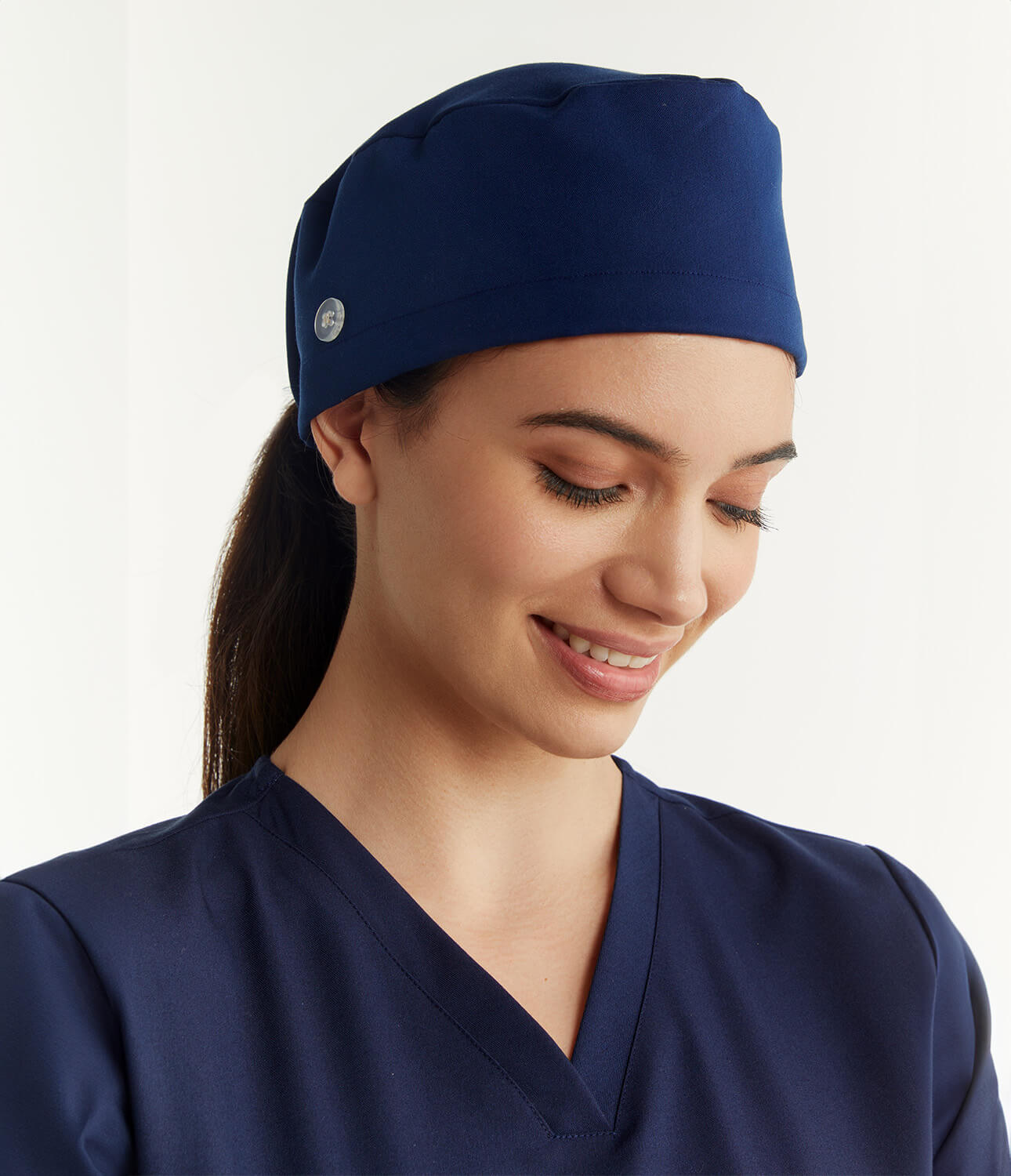 Royal Navy Effortless Scrub Cap Stretch Fabric Right Side Focus