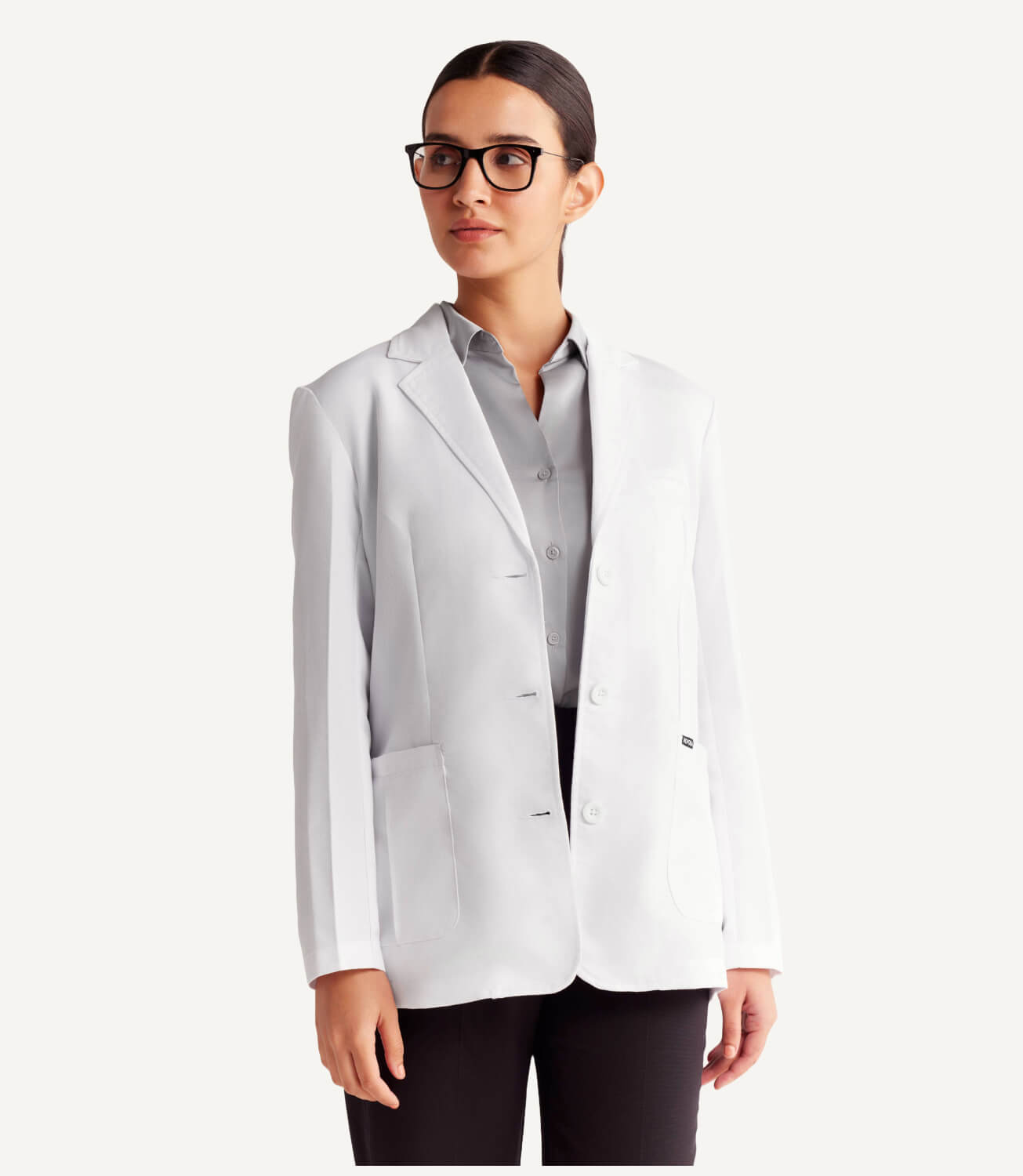Women Elite Pro Premium Soft Fabric Lab Coat Open Front Focus