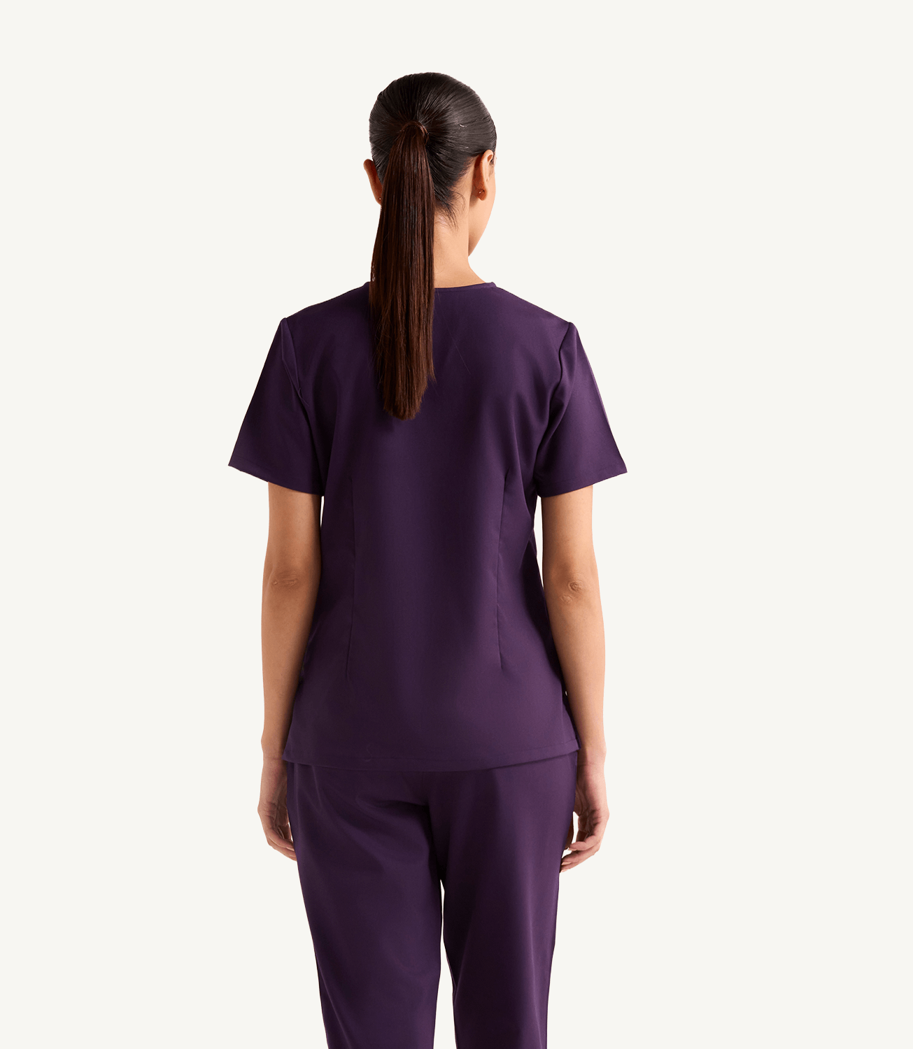 Women Galaxy 5 Pocket Scrubs Stretch Fabric Technical Back Focus