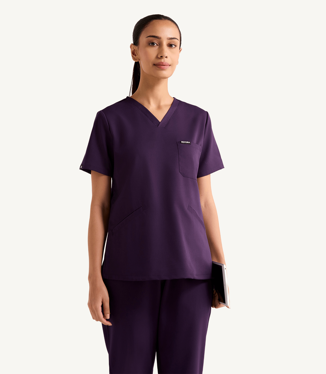 Women Galaxy 5 Pocket Scrubs Stretch Fabric Technical Front Focus