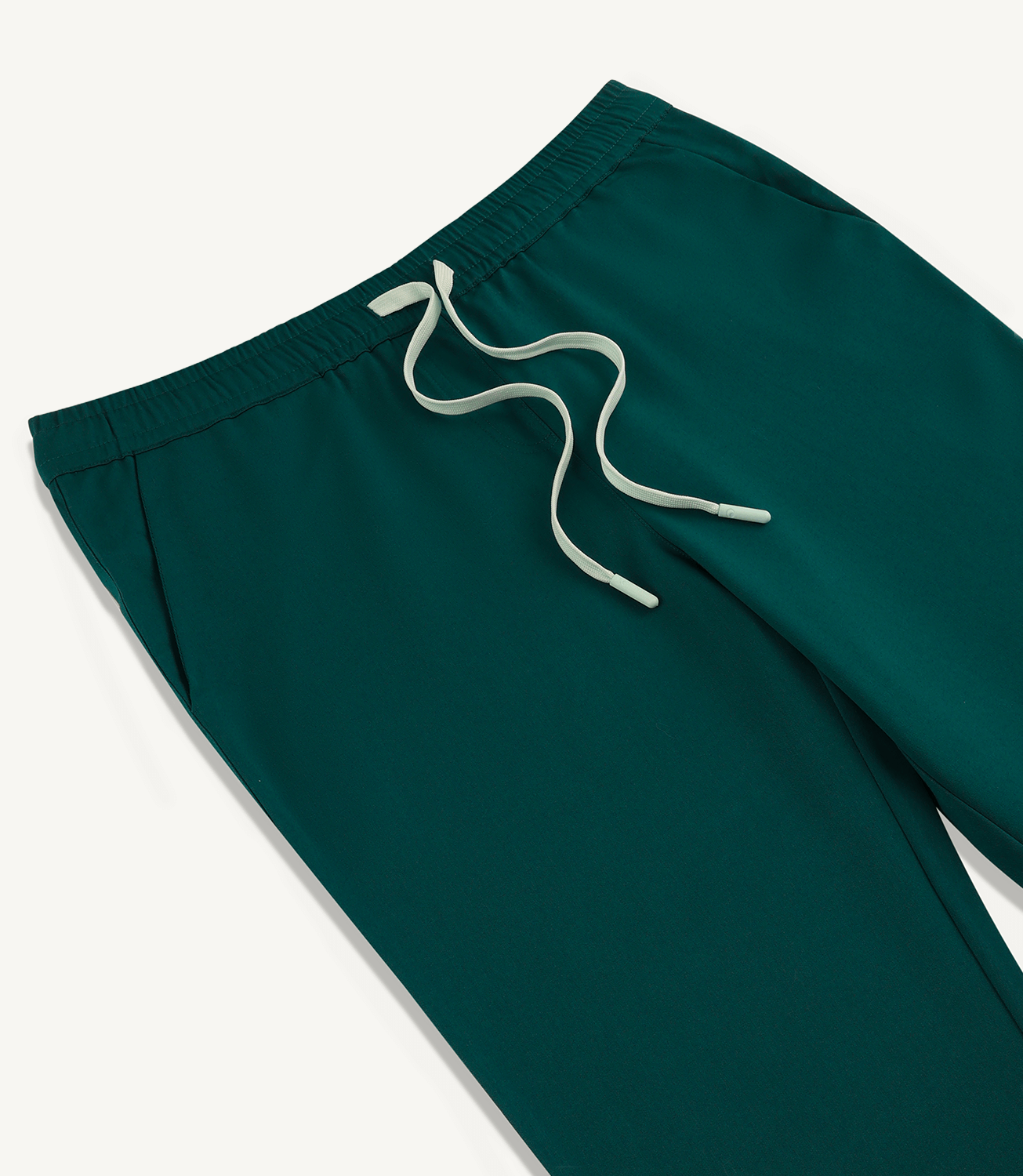 Women Hunter Green 5 Pocket Scrubs Stretch Fabric Technical Drawstring Focus