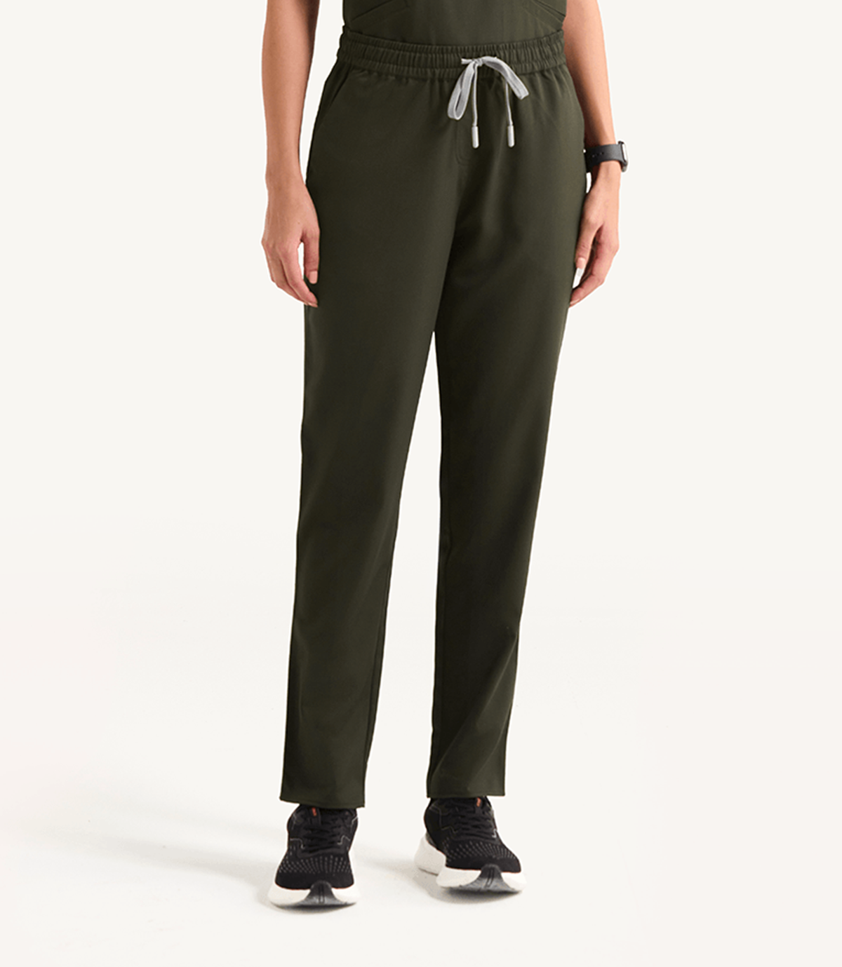 Women Technical 5 Pocket Tuscan Olive Scrubs