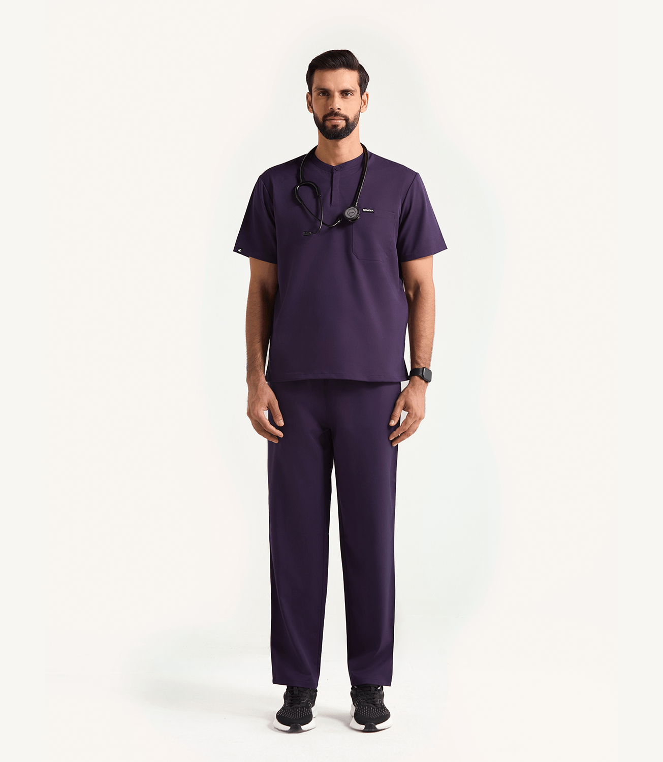 Men Mandarin Galaxy Technical 5 Pocket Scrub Bottom